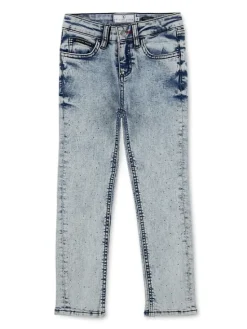PHILIPP PLEIN Jeansy 27559 Błękitny Slim Fit
