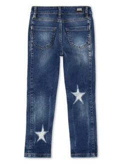 PHILIPP PLEIN Jeansy 25649 Błękitny Straight Fit