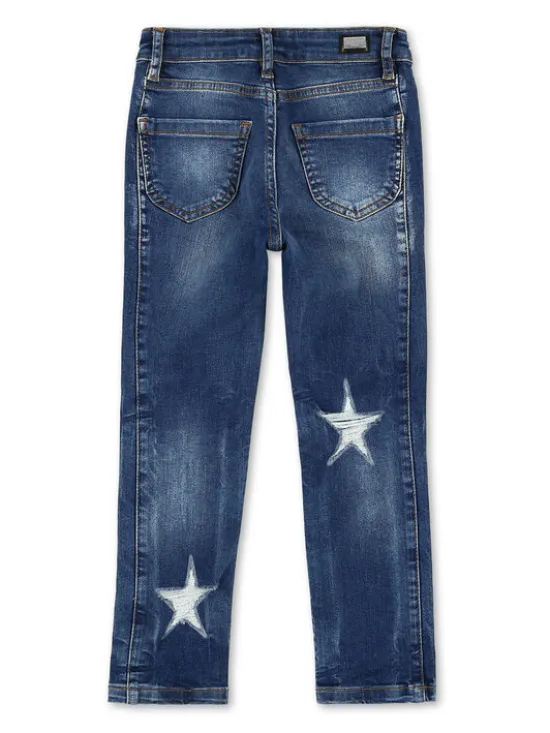PHILIPP PLEIN Jeansy 25649 Błękitny Straight Fit