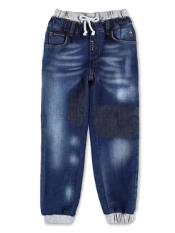 PHILIPP PLEIN Jeansy 5947 Granatowy Straight Fit