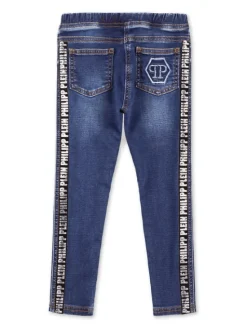 PHILIPP PLEIN Jeansy 30173 Granatowy Straight Fit