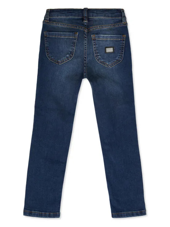 PHILIPP PLEIN Jeansy 30309 Granatowy Slim Fit