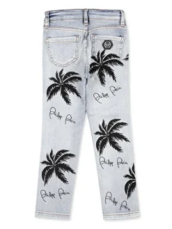 PHILIPP PLEIN Jeansy 30310 Niebieski Slim Fit
