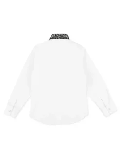 PHILIPP PLEIN Koszula 7943 Biały Basic Fit