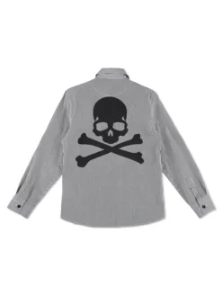 PHILIPP PLEIN Koszula 4373 Biały Basic Fit