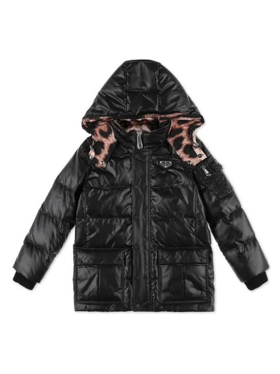 PHILIPP PLEIN Kurtka puchowa 4937 Czarny Regular Fit