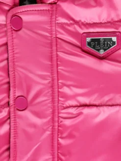 PHILIPP PLEIN Kurtka puchowa 4937 Różowy Regular Fit