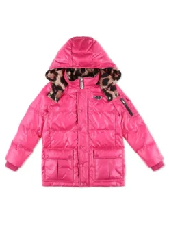 PHILIPP PLEIN Kurtka puchowa 4937 Różowy Regular Fit