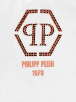 PHILIPP PLEIN Spodnie dresowe 27565 Biały Jogger Fit