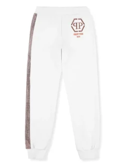 PHILIPP PLEIN Spodnie dresowe 27565 Biały Jogger Fit