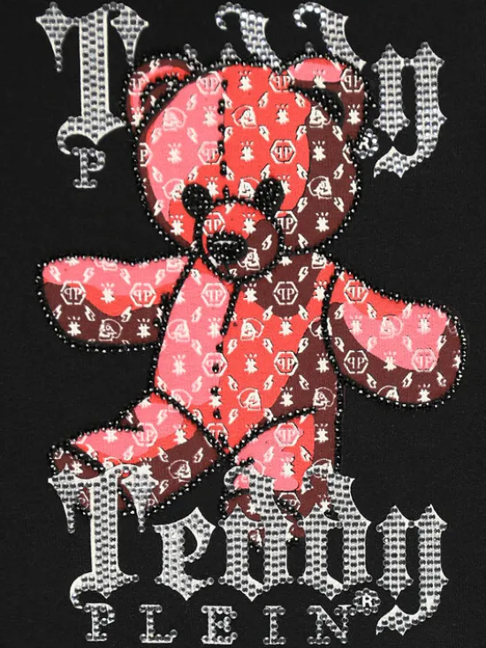 PHILIPP PLEIN Spodnie dresowe 30388 Czarny Jogger Fit