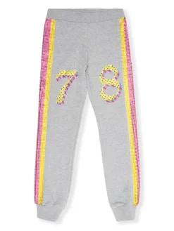 PHILIPP PLEIN Spodnie dresowe 28570 Beżowy Jogger Fit