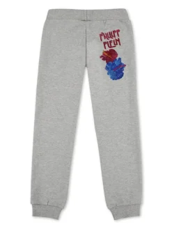 PHILIPP PLEIN Spodnie dresowe 30366 Beżowy Jogger Fit