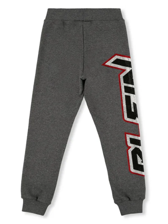 PHILIPP PLEIN Spodnie dresowe 30352 Szary Jogger Fit