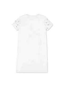 PHILIPP PLEIN Sukienka koszulowa 27723 Biały Comfortable Fit