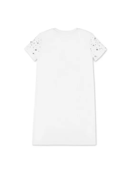 PHILIPP PLEIN Sukienka koszulowa 27723 Biały Comfortable Fit