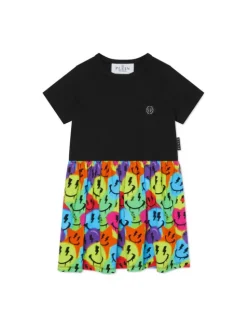 PHILIPP PLEIN Sukienka wieczorowa 27621 Kolorowy Basic Fit