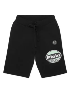 PHILIPP PLEIN Szorty sportowe 28181 Czarny Jogger Fit