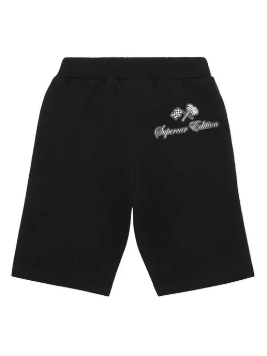 PHILIPP PLEIN Szorty sportowe 28181 Czarny Jogger Fit