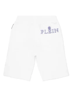 PHILIPP PLEIN Szorty sportowe 28205 Biały Jogger Fit