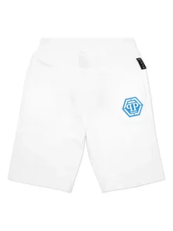 PHILIPP PLEIN Szorty sportowe 28205 Biały Jogger Fit
