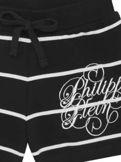 PHILIPP PLEIN Szorty sportowe 28279 Czarny Jogger Fit