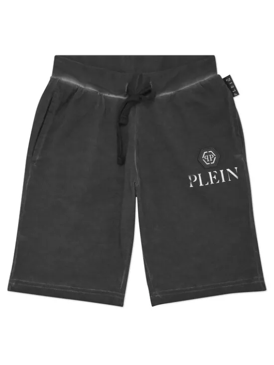PHILIPP PLEIN Szorty sportowe 28269 Czarny Jogger Fit