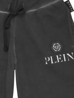 PHILIPP PLEIN Szorty sportowe 28269 Czarny Jogger Fit