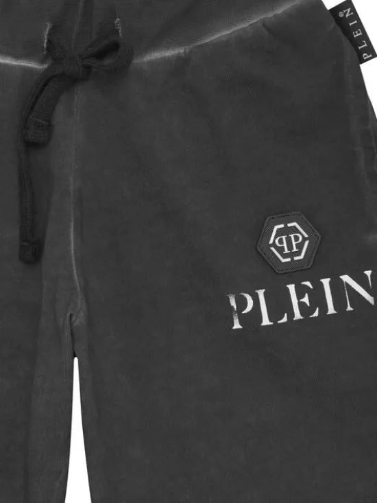 PHILIPP PLEIN Szorty sportowe 28269 Czarny Jogger Fit