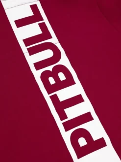 PITBULL Bluza Hilltop Junior Bordowy Regular Fit