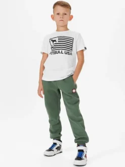 PITBULL Spodnie dresowe Spodnie Zielony Regular Fit
