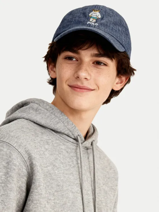 Polo Ralph Lauren Czapka z daszkiem 323971817001 Granatowy