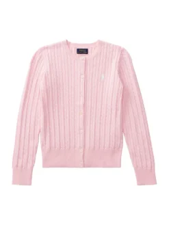 Polo Ralph Lauren Kardigan 313543047010 Różowy jasny Regular Fit