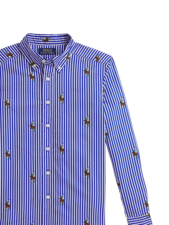 Polo Ralph Lauren Koszula 323A96287001 Niebieski Regular Fit