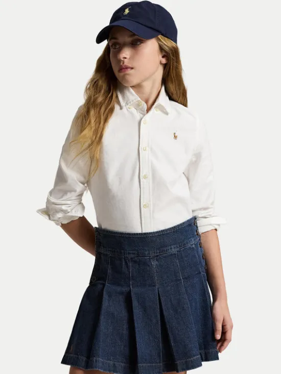 Polo Ralph Lauren Koszula 313929954004 Biały Regular Fit