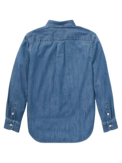 Polo Ralph Lauren Koszula jeansowa 323713843001 Niebieski Regular Fit