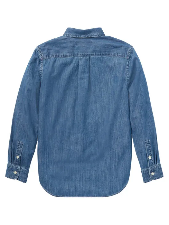 Polo Ralph Lauren Koszula jeansowa 323713843001 Niebieski Regular Fit