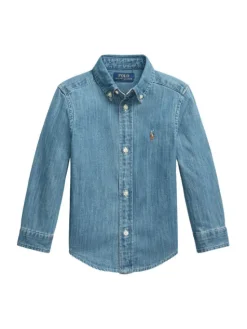 Polo Ralph Lauren Koszula jeansowa 322713843001 Niebieski Regular Fit