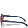 Polo Ralph Lauren Okulary przeciwsłoneczne dziecięce 0PP9508U 609180 Czerwony