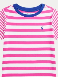 Polo Ralph Lauren Sukienka codzienna 313957122002 Różowy Regular Fit
