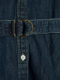 Polo Ralph Lauren Sukienka codzienna Denim Shirtd 313698860001 Granatowy Regular Fit
