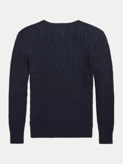 Polo Ralph Lauren Sweter 323702674060 Granatowy Regular Fit