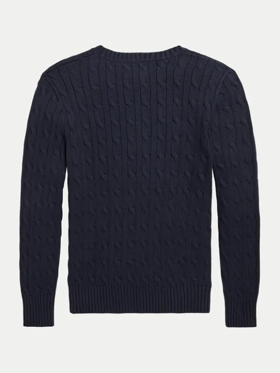 Polo Ralph Lauren Sweter 323702674060 Granatowy Regular Fit