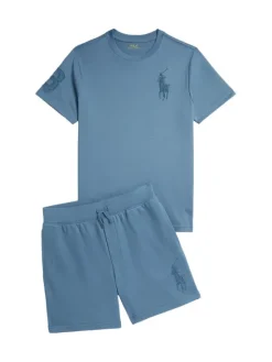 Polo Ralph Lauren Szorty sportowe 323A12258001 Niebieski Regular Fit