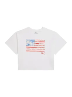 Polo Ralph Lauren T-Shirt 313A11751001 Biały Boxy Fit