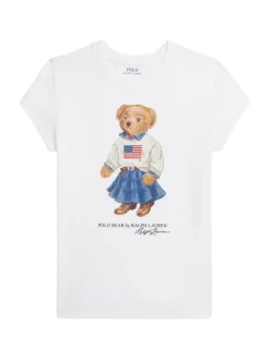Polo Ralph Lauren T-Shirt 313A98403001 Biały Regular Fit