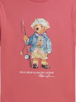 Polo Ralph Lauren T-Shirt 323B18890003 Czerwony jasny Regular Fit