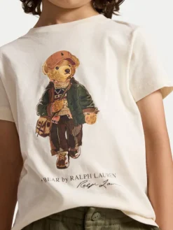 Polo Ralph Lauren T-Shirt 322B27298002 Kremowy Regular Fit