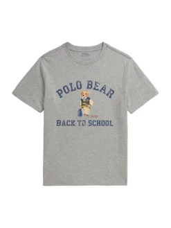 Polo Ralph Lauren T-Shirt 323B27334001 Szary Regular Fit