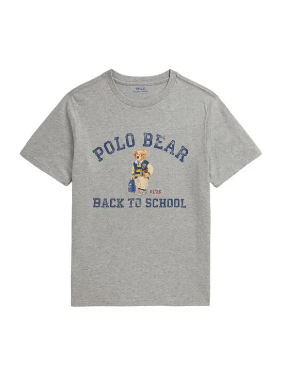 Polo Ralph Lauren T-Shirt 323B27334001 Szary Regular Fit